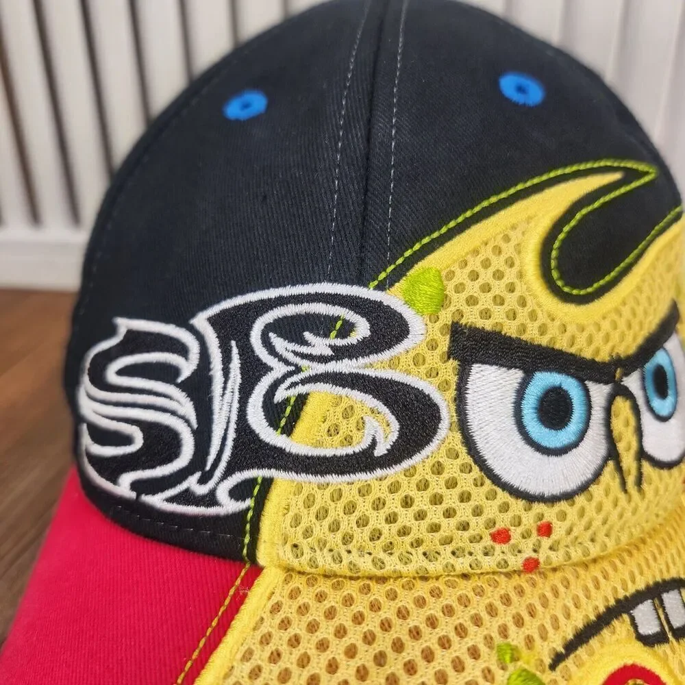 Nickelodeon SpongeBob Squarepants SB Strapback Hat Cap Youth Adjustable 2006 TV